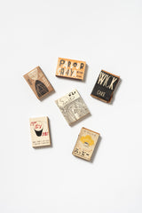 Set of 6 Vintage Japanese Advertising Matchboxes | Showa Era Bar, Café & Confectionery Matchbooks | 1950s–70s B