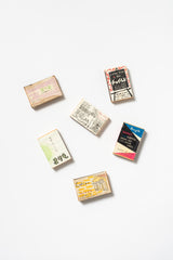 Set of 6 Vintage Japanese Advertising Matchboxes | Showa Era Bars and Coffee Shops Matchbooks | 1950s–70s C