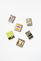 Set of 6 Vintage Japanese Advertising Matchboxes | Showa Era Coffee Shops Matchbooks | 1950s–70s E