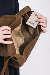 Canvas Messenger Bag Small Khaki