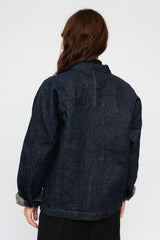 Cotton and Hemp Denim Jacket Unisex