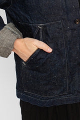 Cotton and Hemp Denim Jacket Unisex