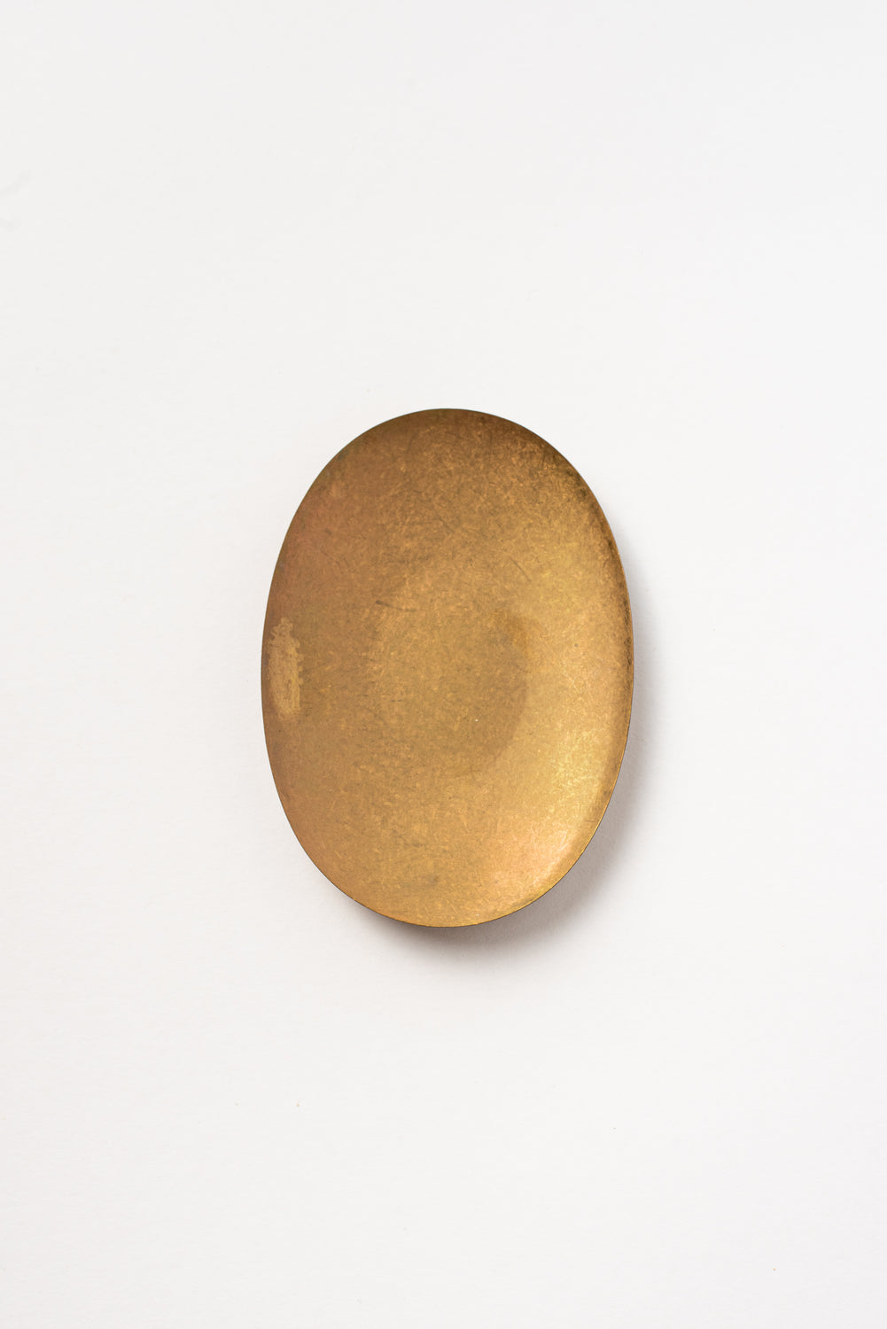 Brass Plate Oval Antique