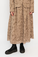 Wool Skirt Tortora