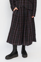 Skirt Brown Plaid