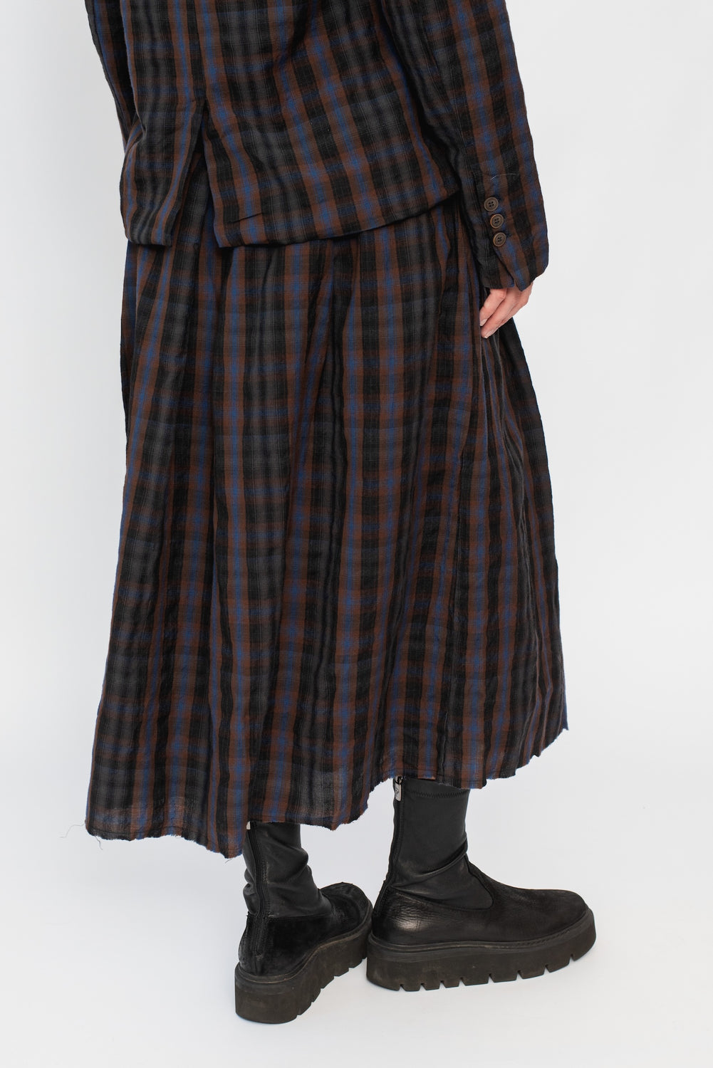Skirt Brown Plaid