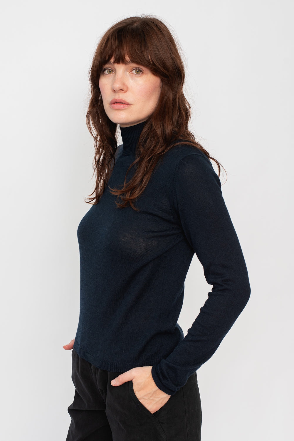 Cotton Cashmere Pullover Abisso