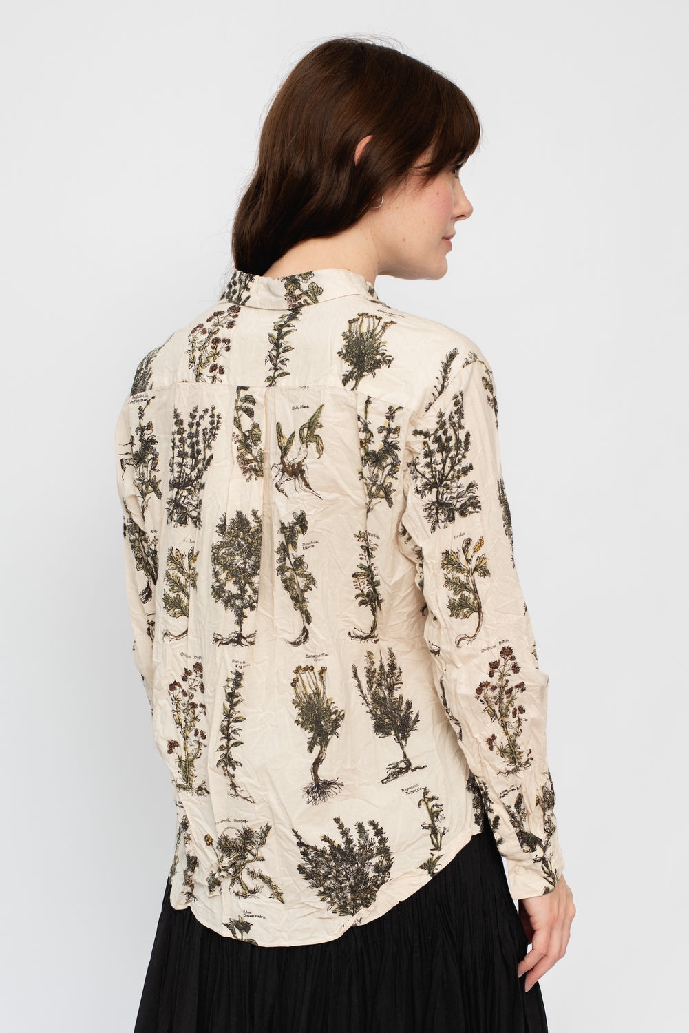 Herbal Print Shirt Ivory