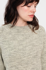 Unisex Wool Sweater Heather Gray
