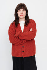 LEANDER Classic Cardigan Rust