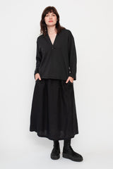 Unisex Wool Cardigan Charcoal Gray