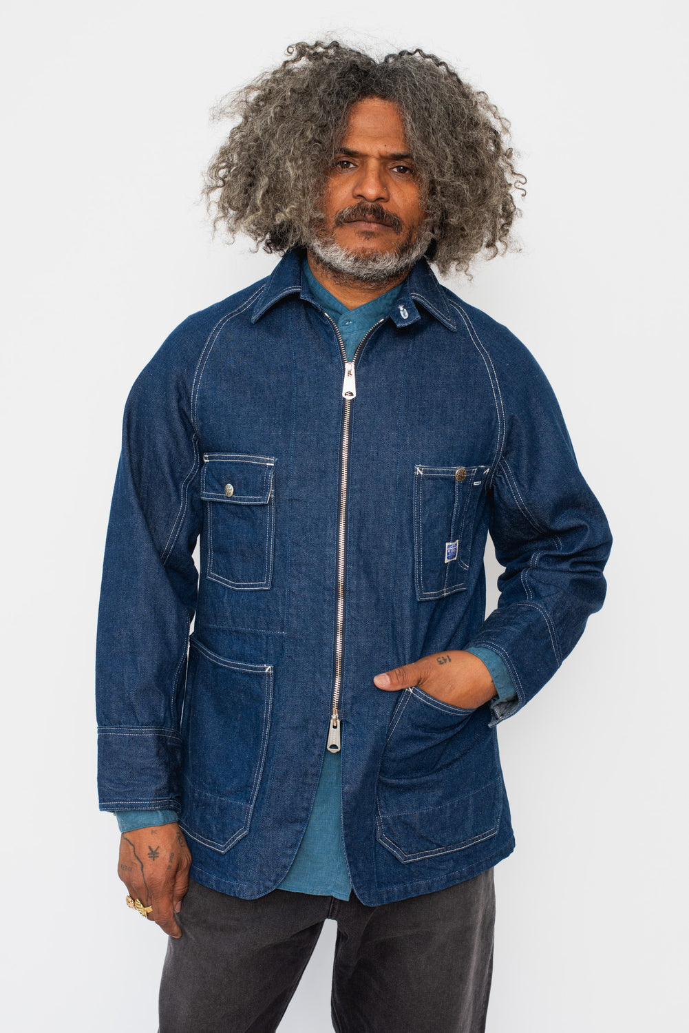 11.5 oz Denim ZIPPER Coverall