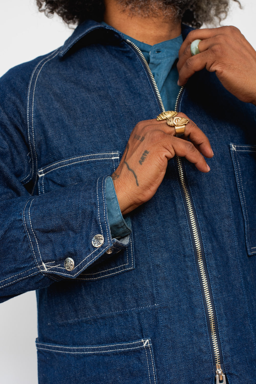 11.5 oz Denim ZIPPER Coverall