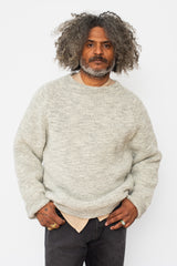 Unisex Wool Sweater Heather Gray