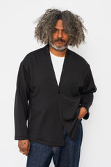 Unisex Wool Cardigan Charcoal Gray