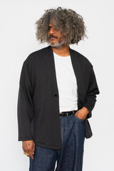 Unisex Wool Cardigan Charcoal Gray