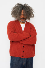 LEANDER Classic Cardigan Rust