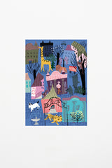 "Nightlife" Postcard