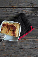 Square Oven Mitt, Noir