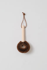 Scrub Brush with Beech Handle-For Skillet