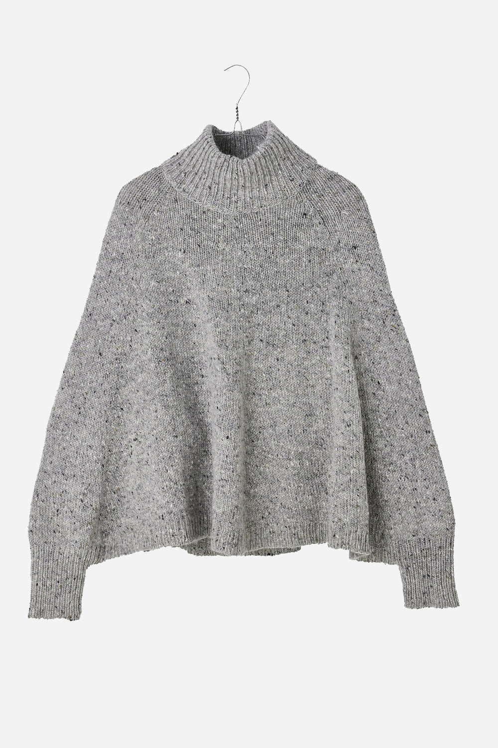 Mohair Tweed Poncho