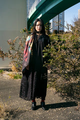 Tsujigahana Silk Large Scarf