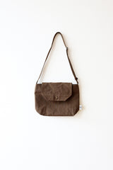 Canvas Messenger Bag Small Khaki