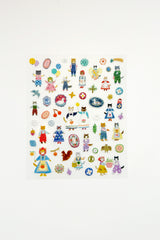 Cats and Buttons Stickers