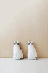 Bi-Color Cat Cushion