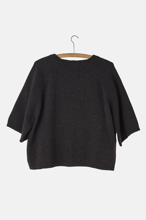 Raglan Sweater Dark Brown