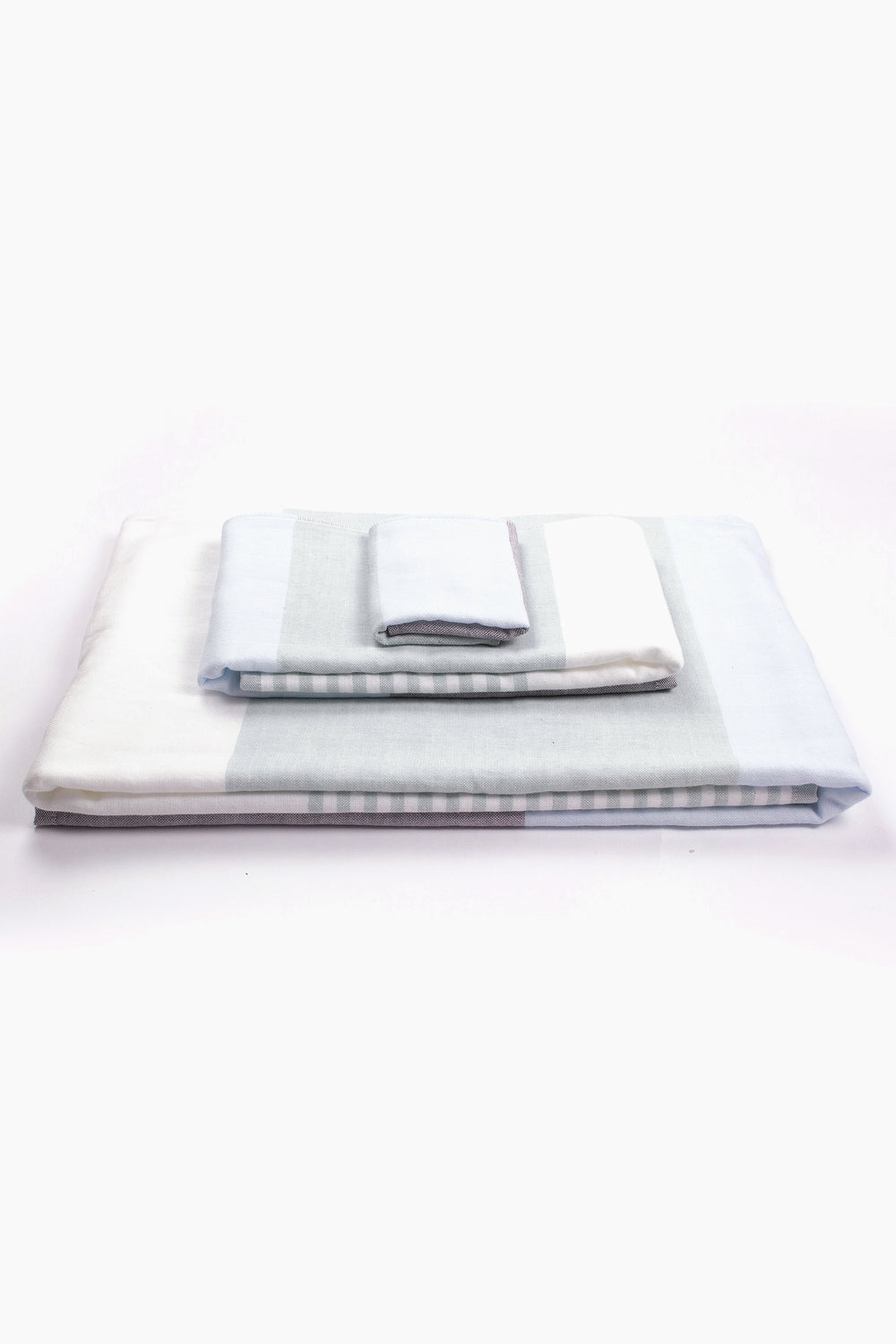 Tri-Color Chambray Towel