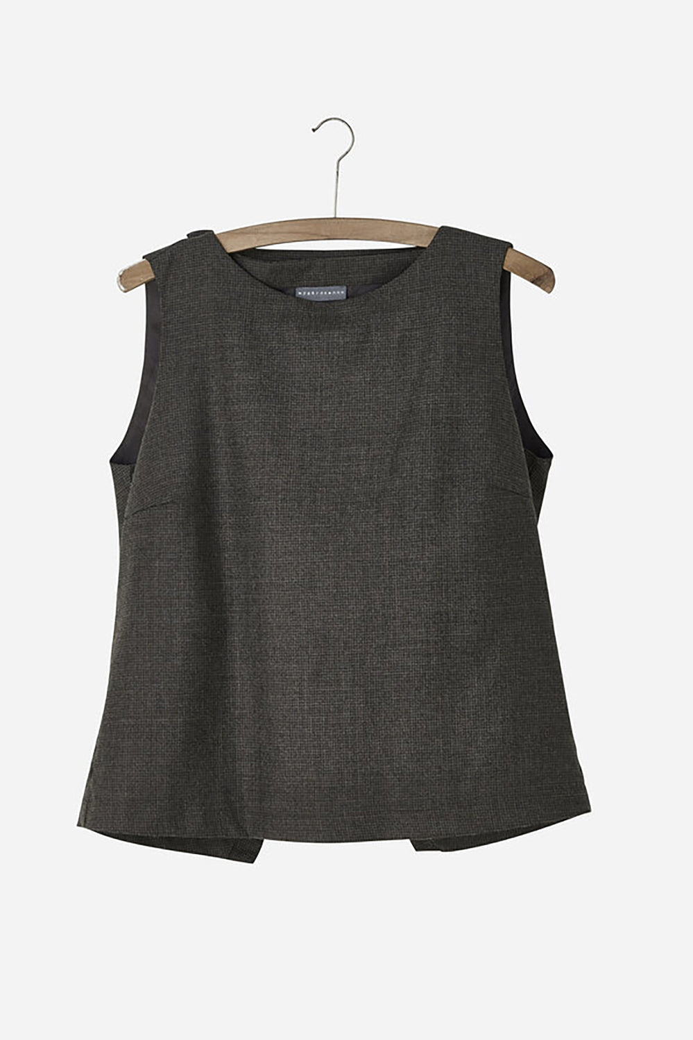 Envelope Top Brown Check