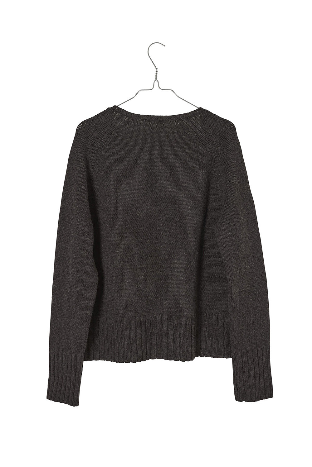 V-Neck Sweater Dark Brown