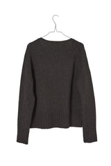 V-Neck Sweater Dark Brown