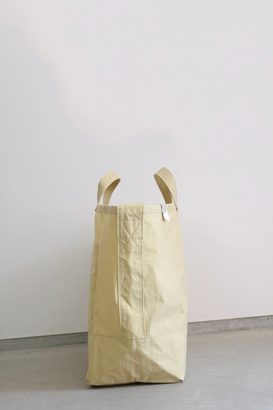 Side Pocket Tote Bag Honey Mustard