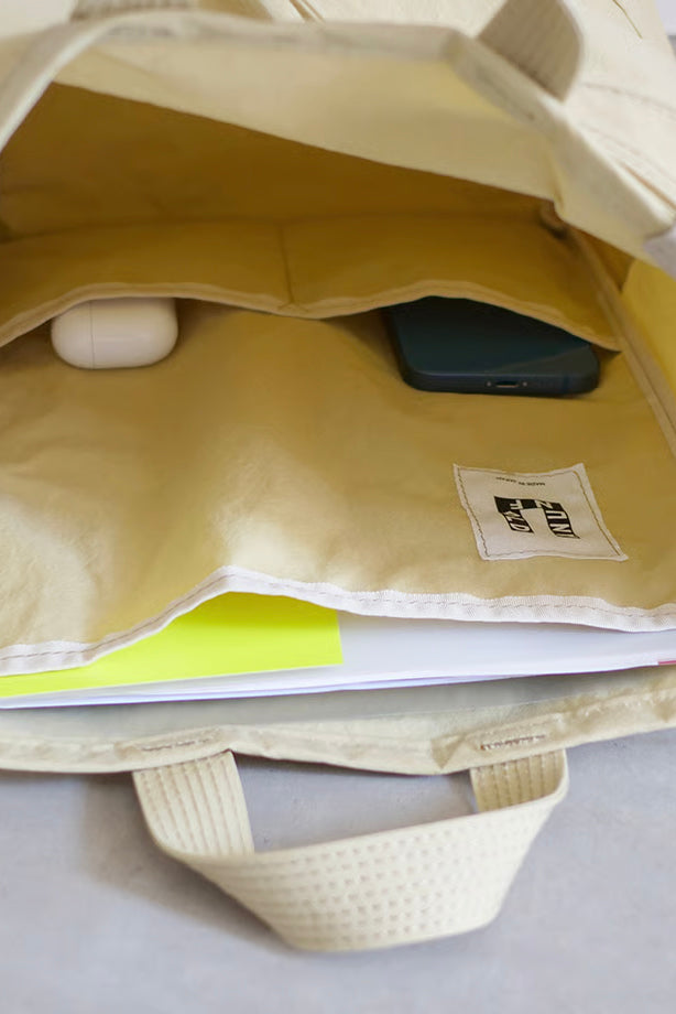 Side Pocket Tote Bag PT Honey Mustard