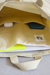 Side Pocket Tote Bag PT Honey Mustard