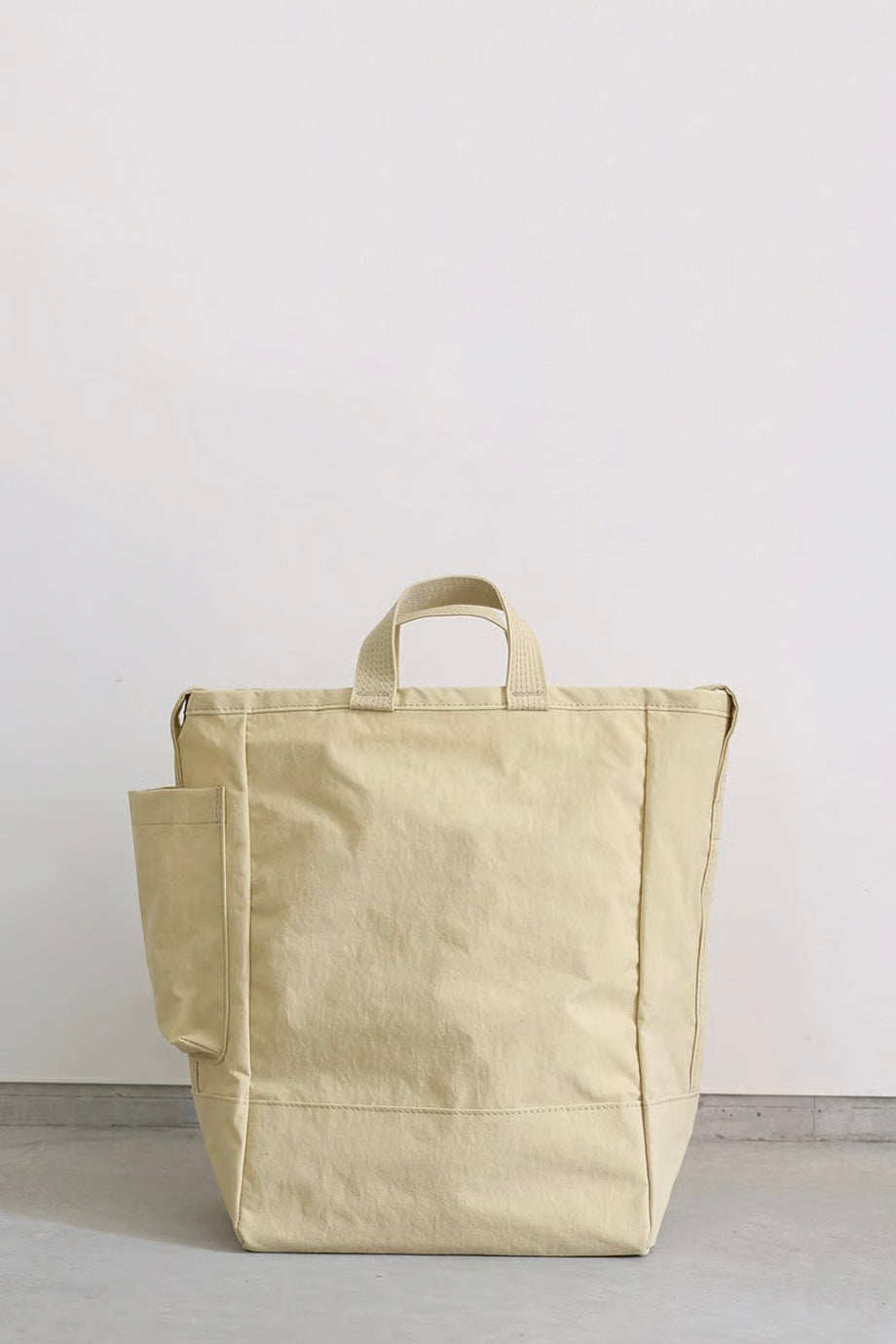 Side Pocket Tote Bag PT Honey Mustard