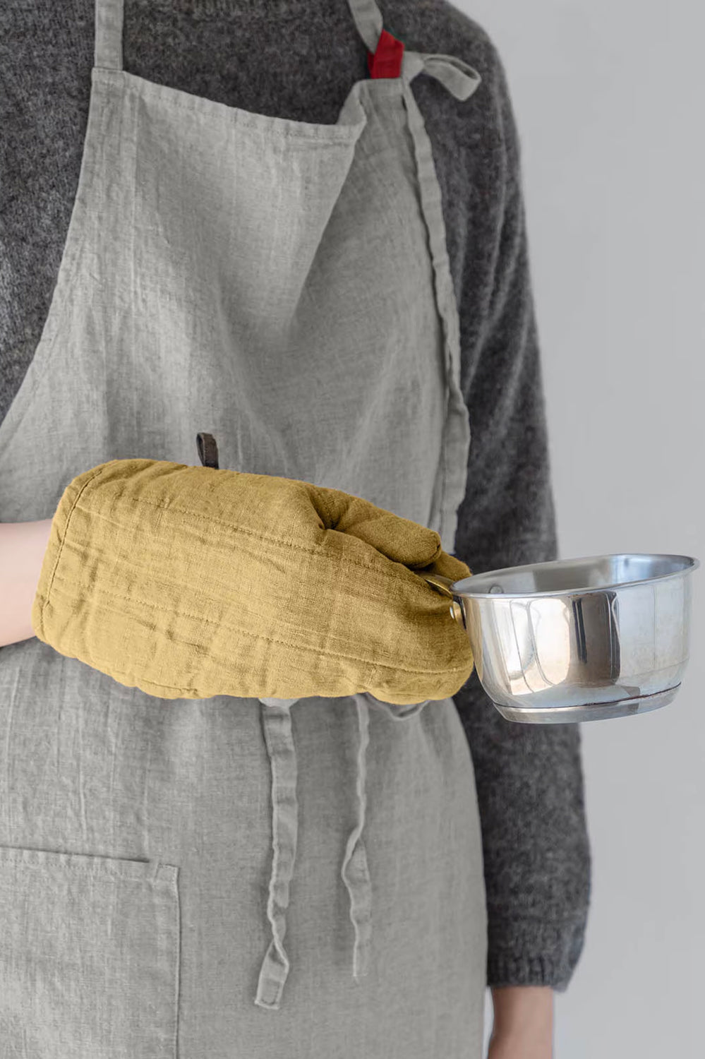 Oven Mitt, Antique Yellow