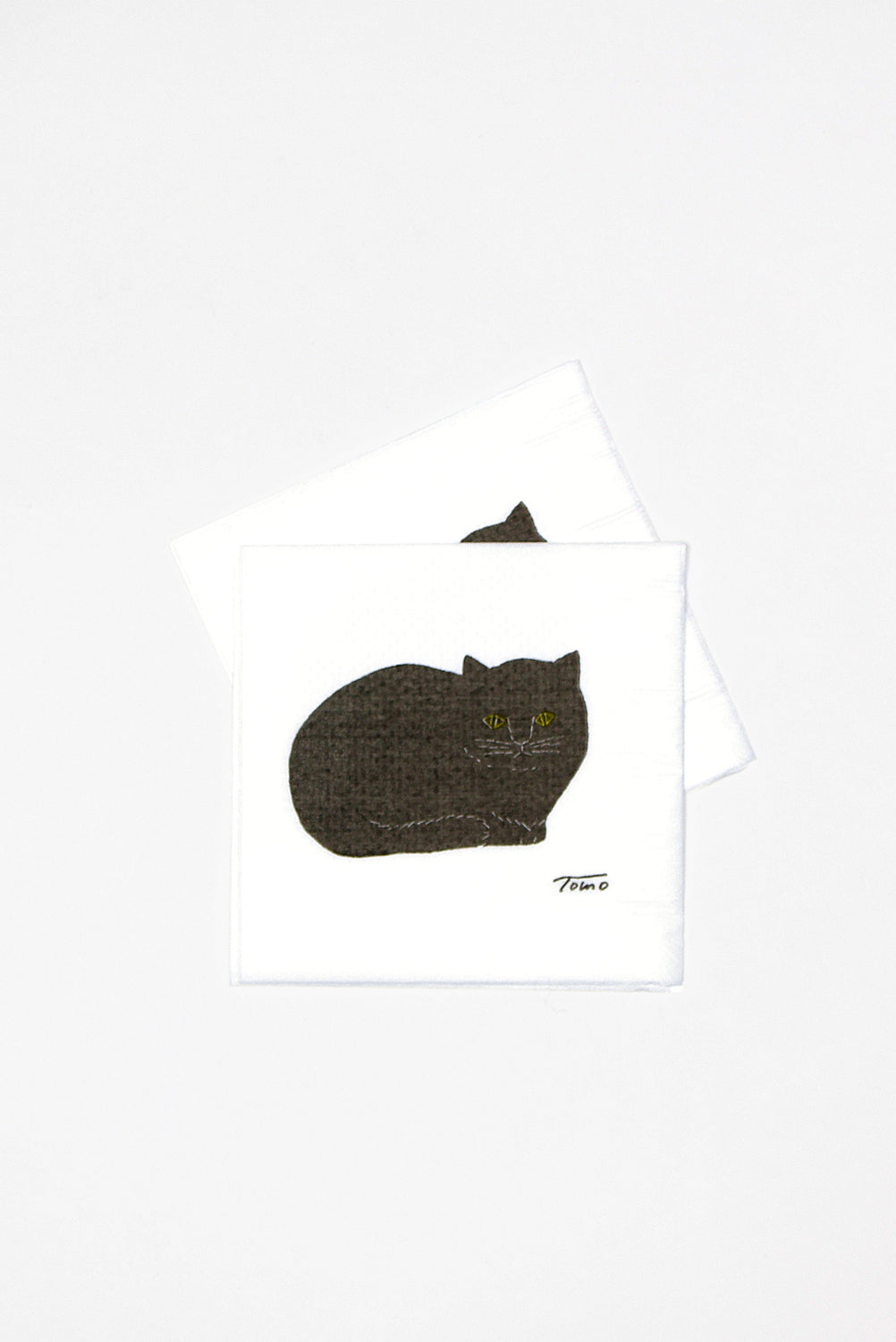 Cat Paper Napkins, SIngle Cat