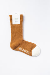 Soft Touch Boucle Socks, Camel