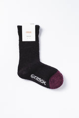 Soft Touch Boucle Socks, Black