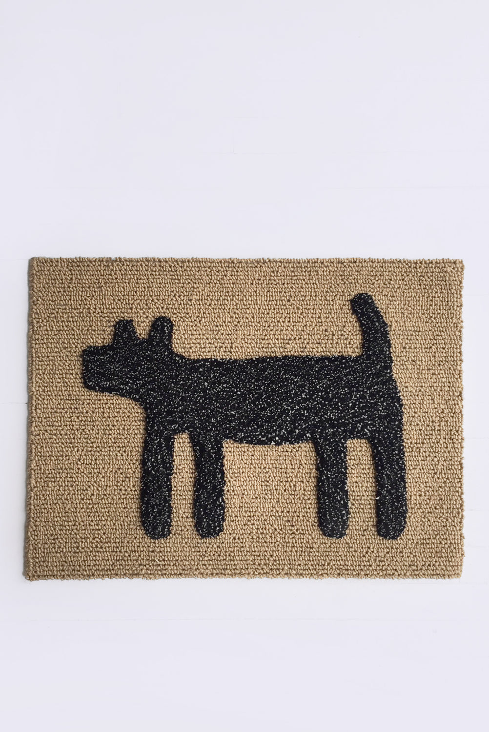 Dog Doormat, Black Mix