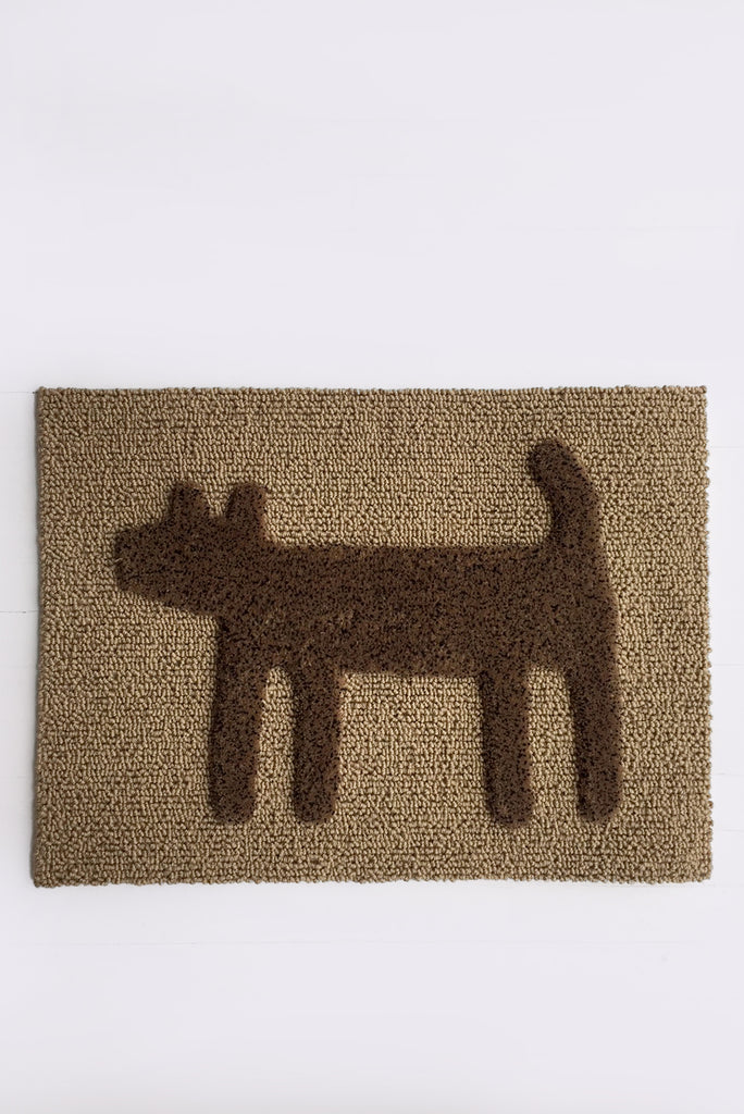 Dog Doormat, Brown Mix