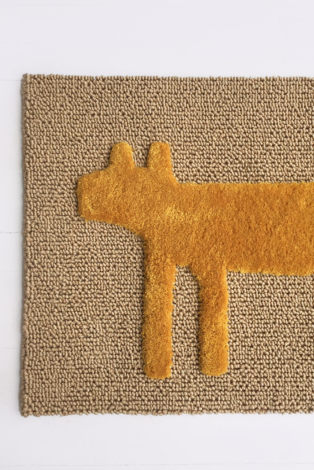 Dog Doormat, Mustard