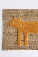 Dog Doormat, Mustard
