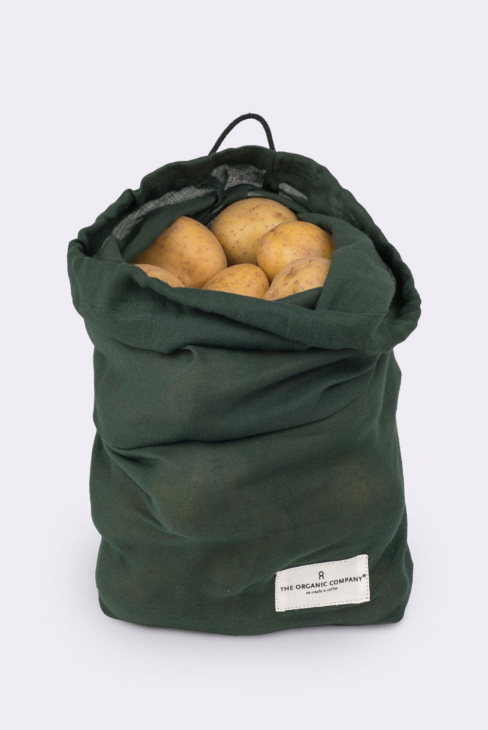 Organic Cotton Food Bag Dark Green