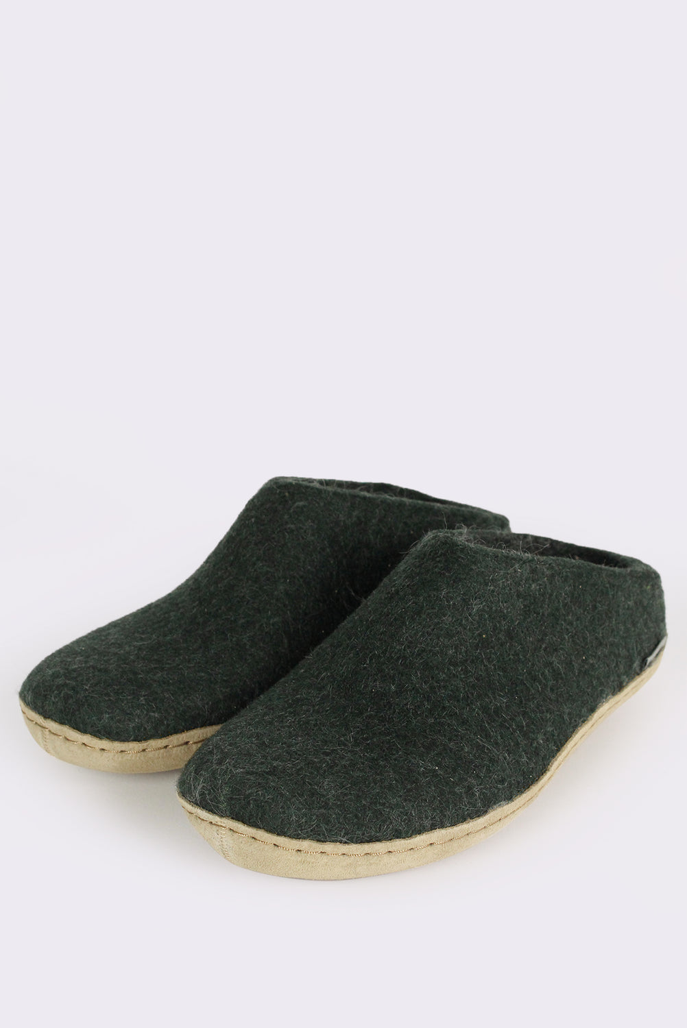 Forest Green Slippers