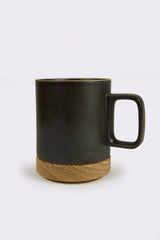 Tall Porcelain Mug, Black