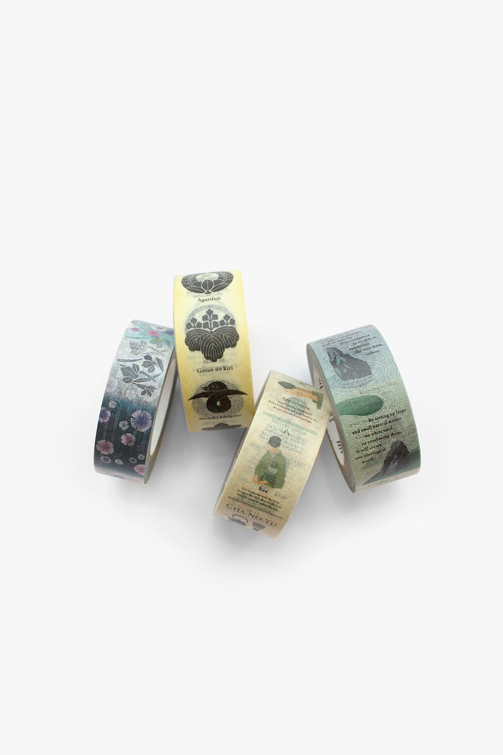 Japan Edition 4 Roll Washi Tape Set